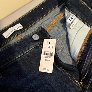 Loft skinny jeans sz 32 new with tags